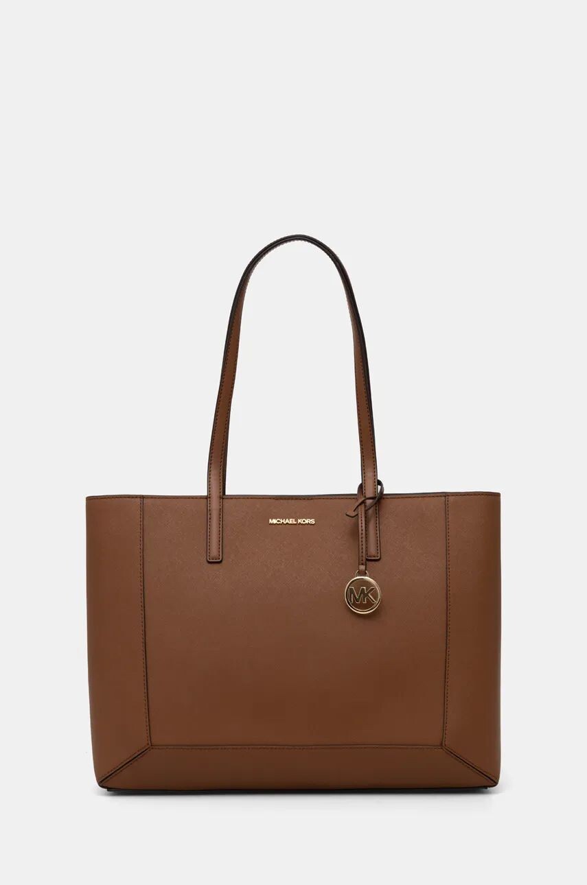 

Кожаная сумка MICHAEL Michael Kors, коричневый