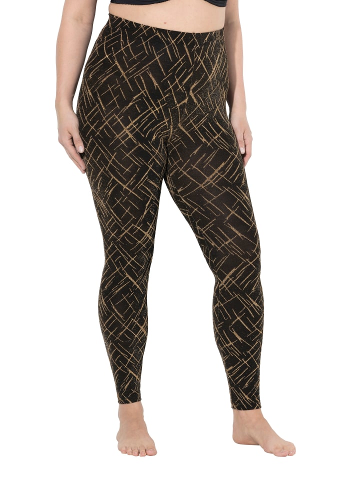 

Ulla Popken Золотые колготки