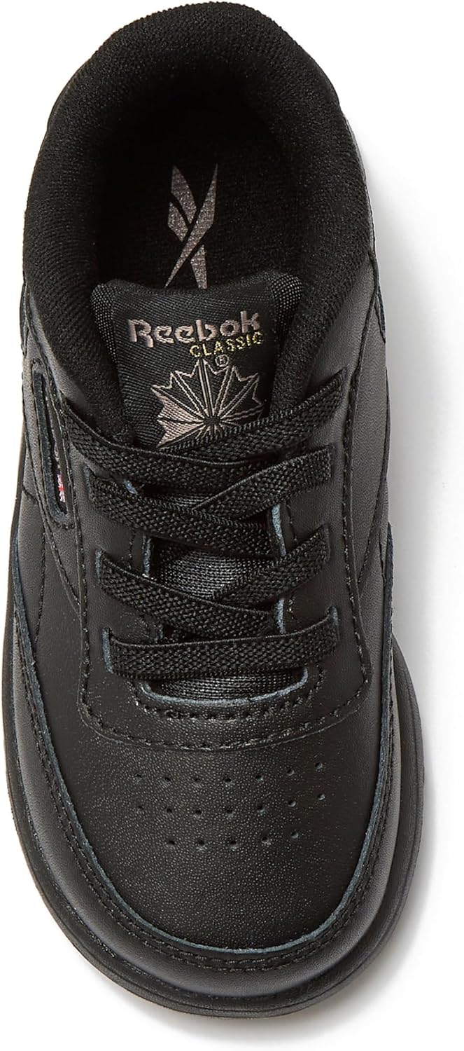 Кроссовки Reebok Club C для девочек и мальчиков, унисекс, для малышей, детей младшего или старшего возраста, черный — фото 4