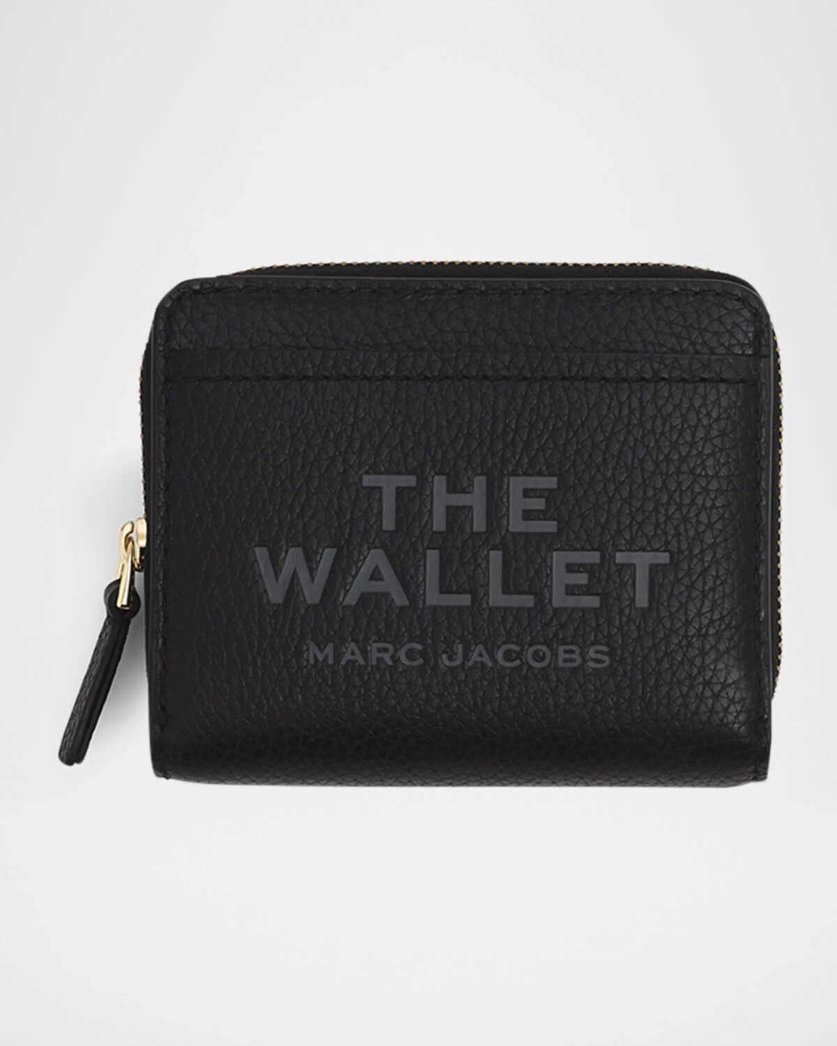 

Кожаный мини-компактный кошелек Marc Jacobs, черный