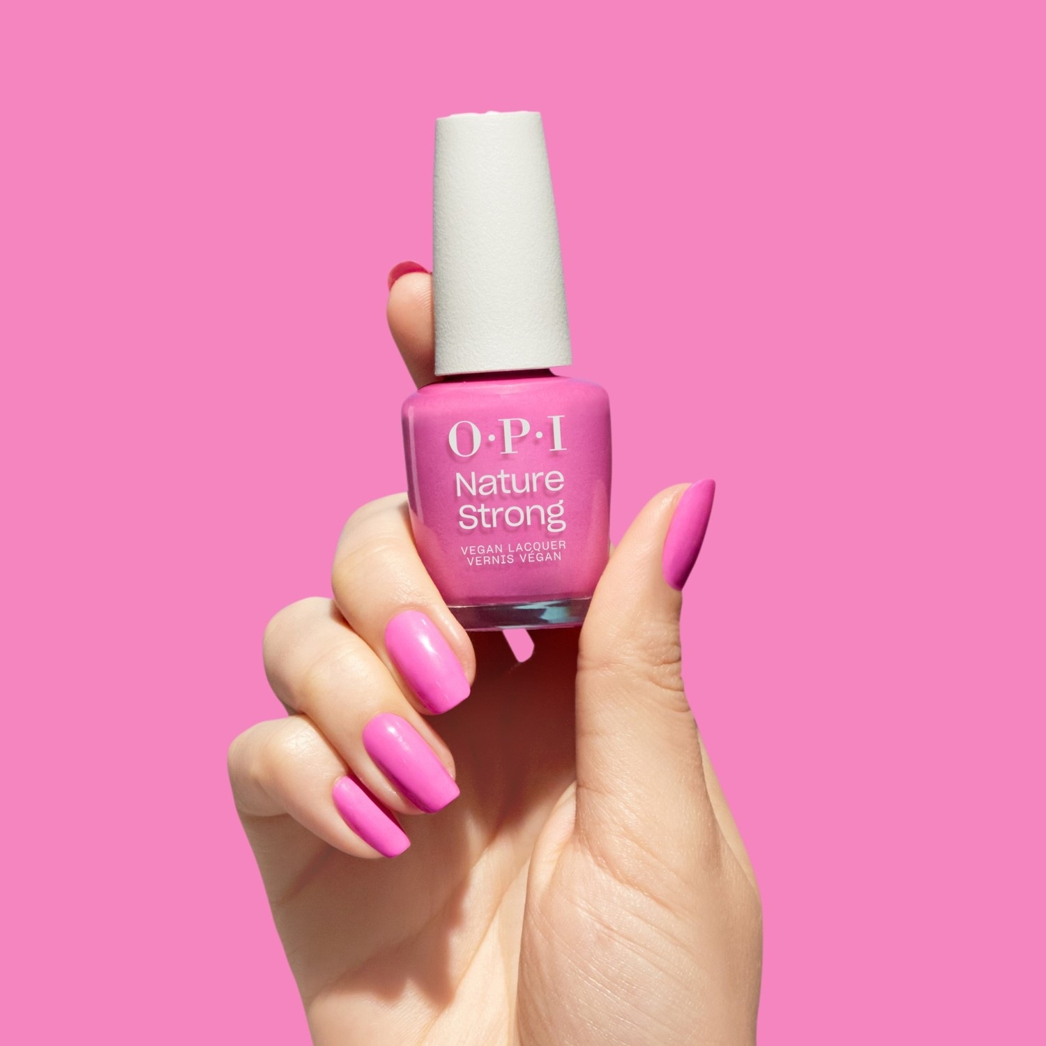Лак для ногтей nature strong vegan Opi, nat006 - nat - emflowered, объем 15 мл — фото 4