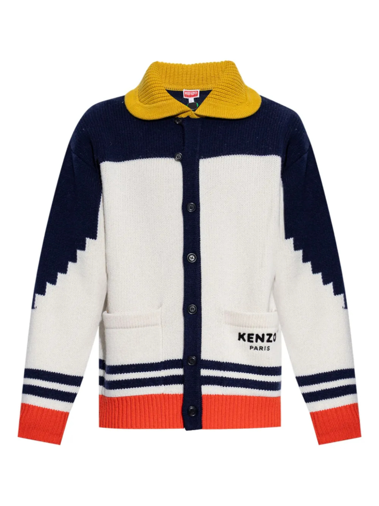 

Шерстяной кардиган Kenzo, синий