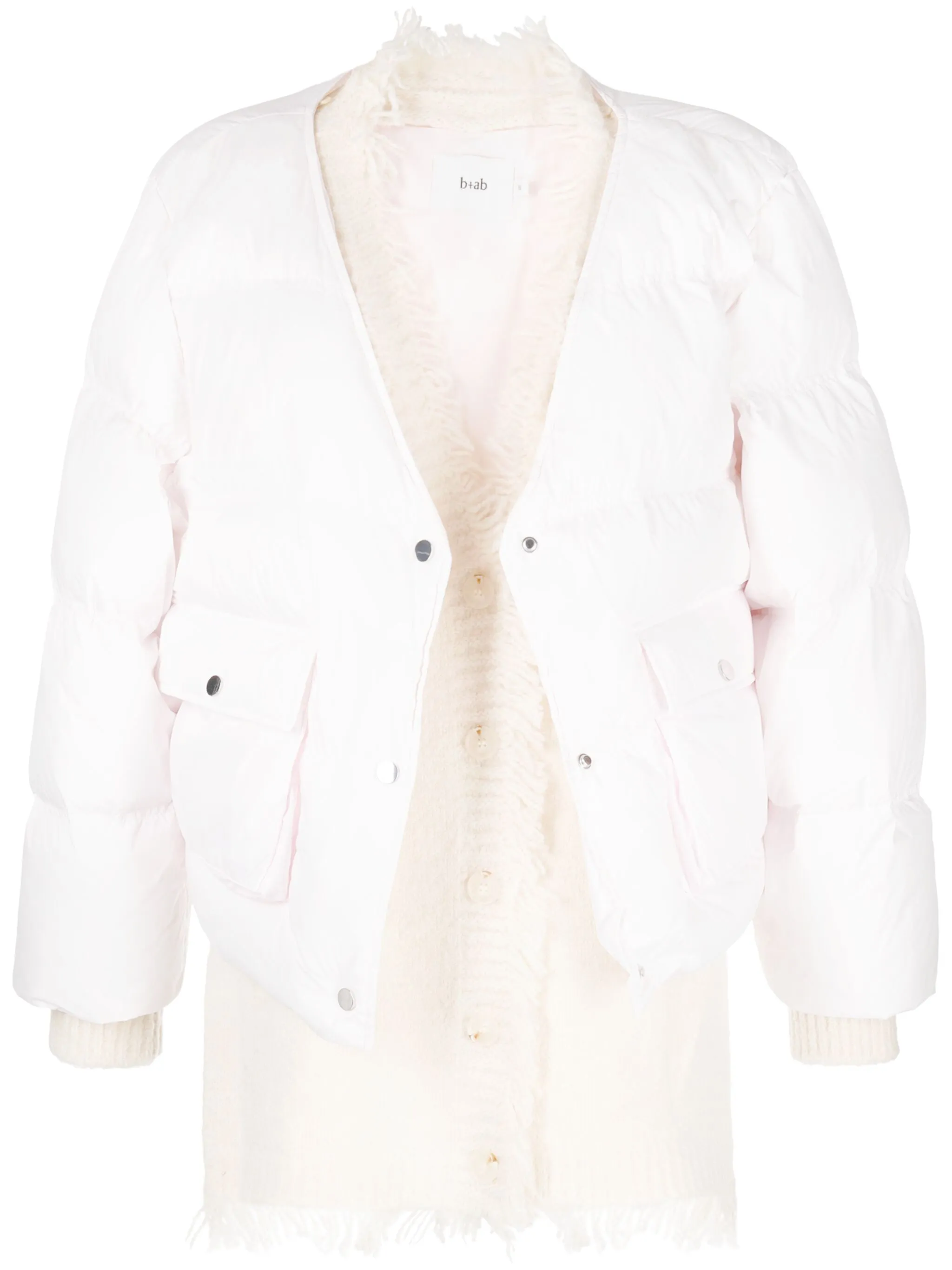 

Многослойный пуховик B+Ab, розовый