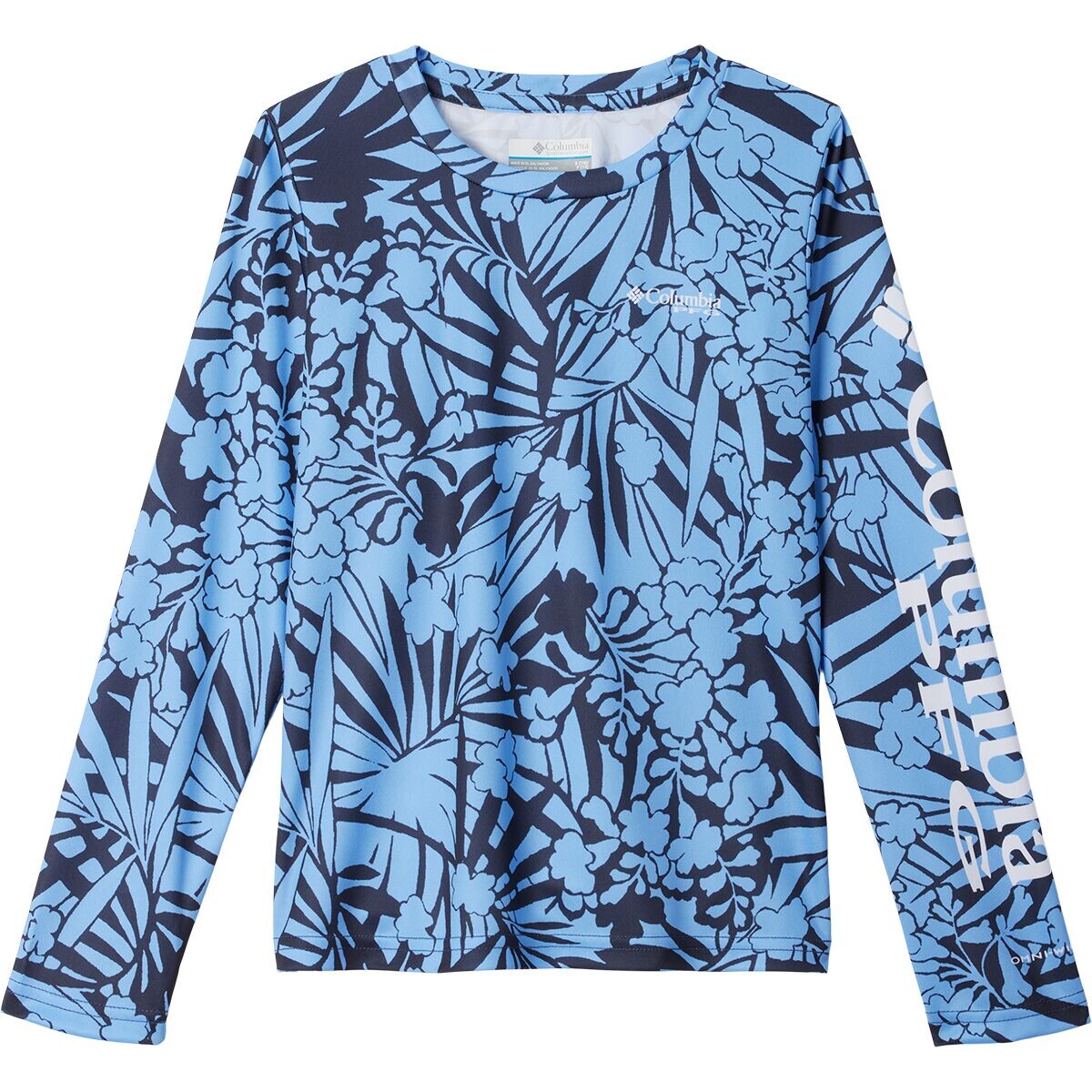 

Рубашка с длинными рукавами pfg super tidal — для девочек Columbia, черный