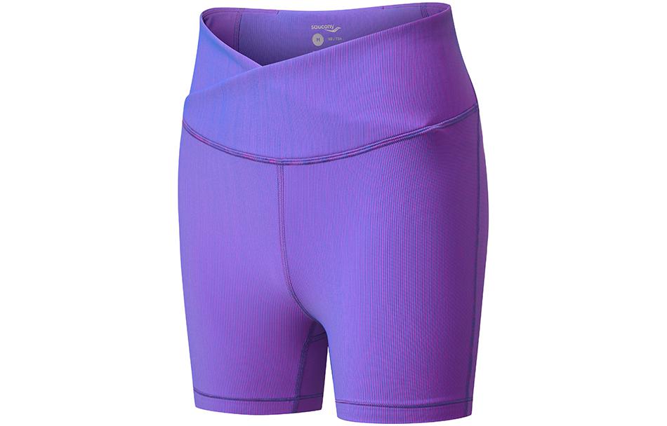 

Женские спортивные шорты фиолетово-синие Saucony, фиолетовый/синий