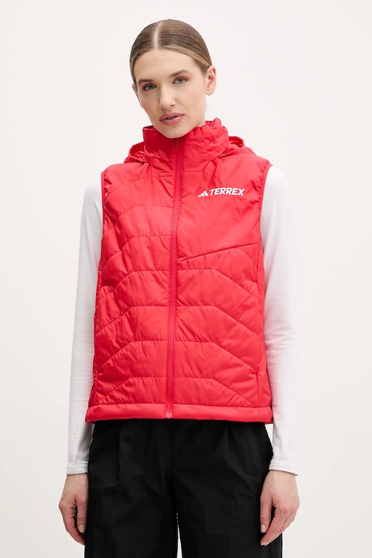 

Жилет Adidas Terrex Multi Climawarm Insulated Hooded, красный