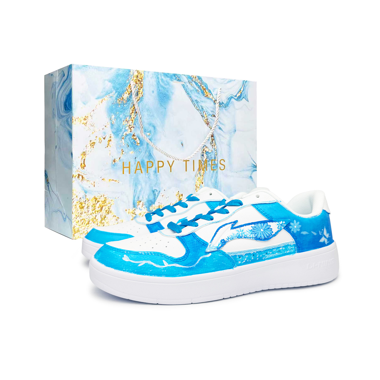 

Легкие противоскользящие кроссовки low top для понтонных лодок unisex LINING, синий