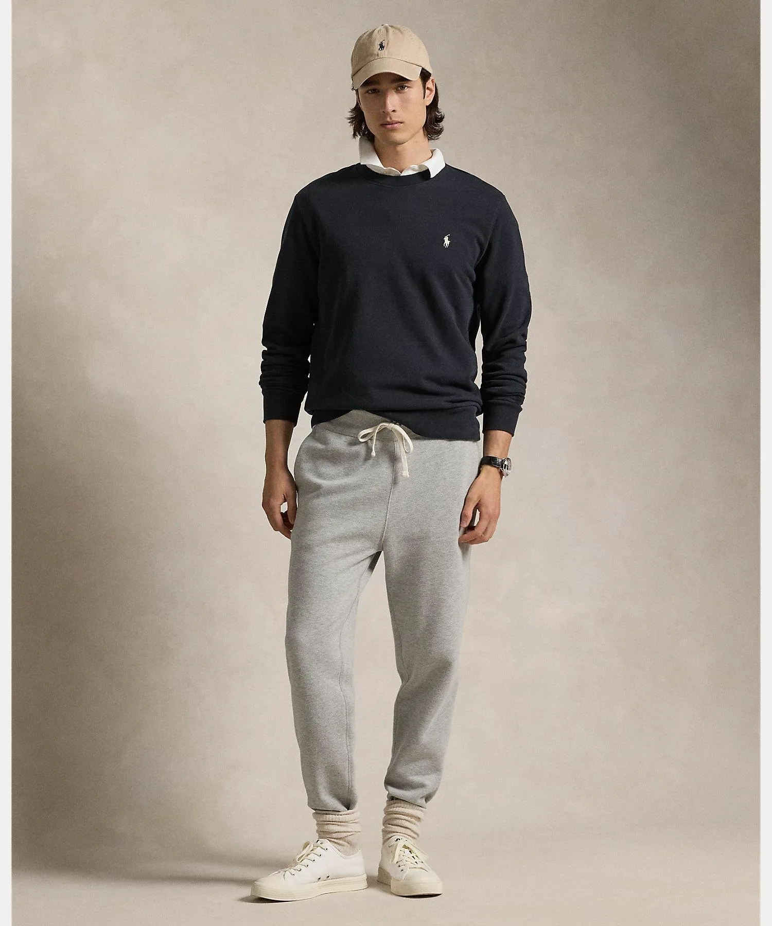 Толстовка Loopback Terry Polo Ralph Lauren, 001 Black — фото 3