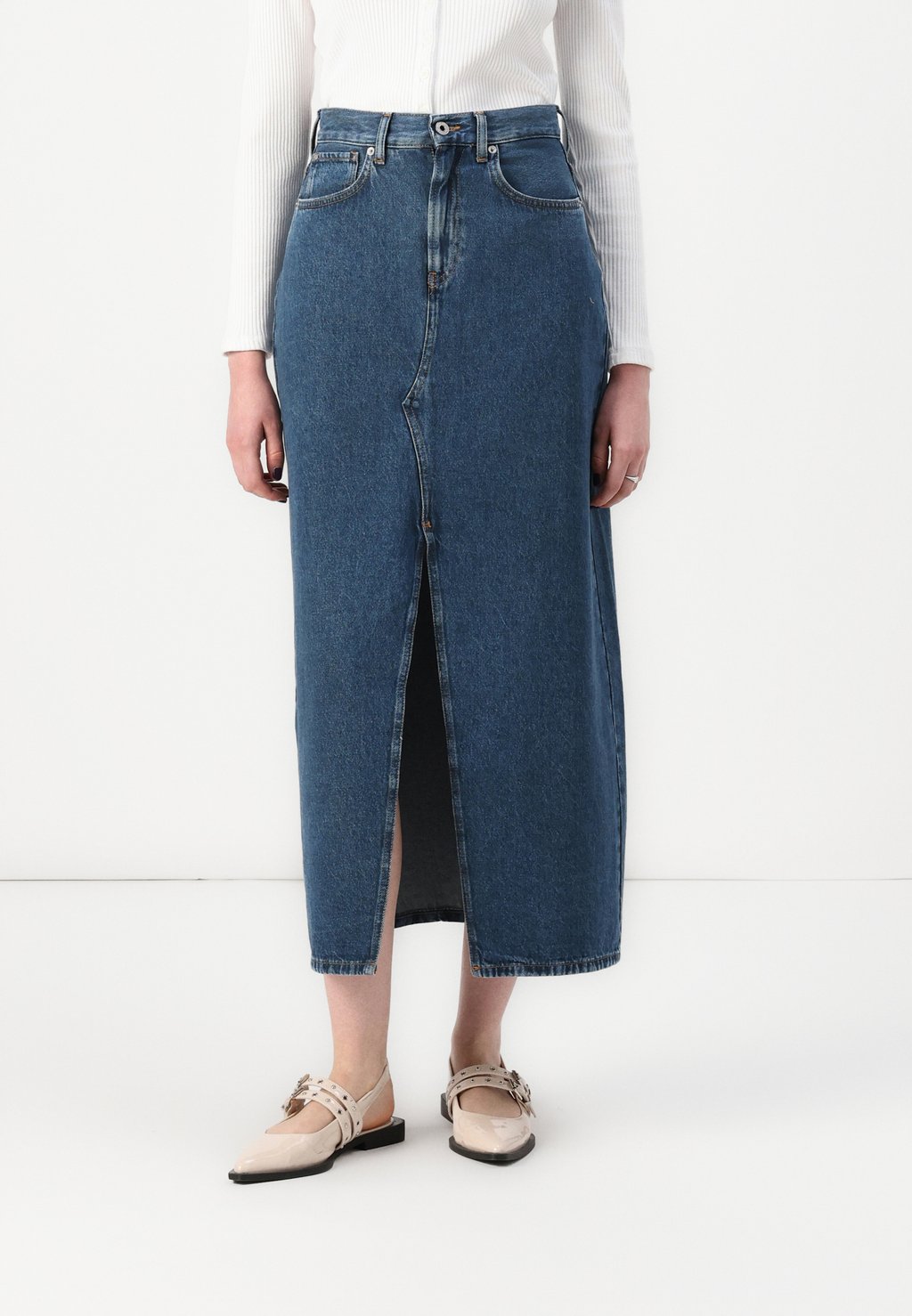 

Юбка макси MAXI SKIRT Pepe Jeans, деним