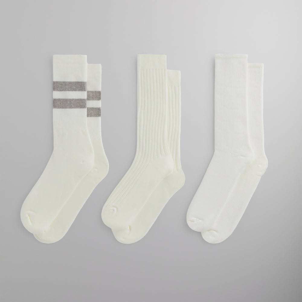 

Носки Kith Three Pack Mixed Cotton Socks -Silk, цвет Silk
