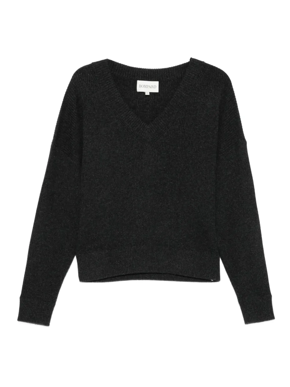 

Кашемировый свитер с V-образным вырезом Eric Bompard, серый