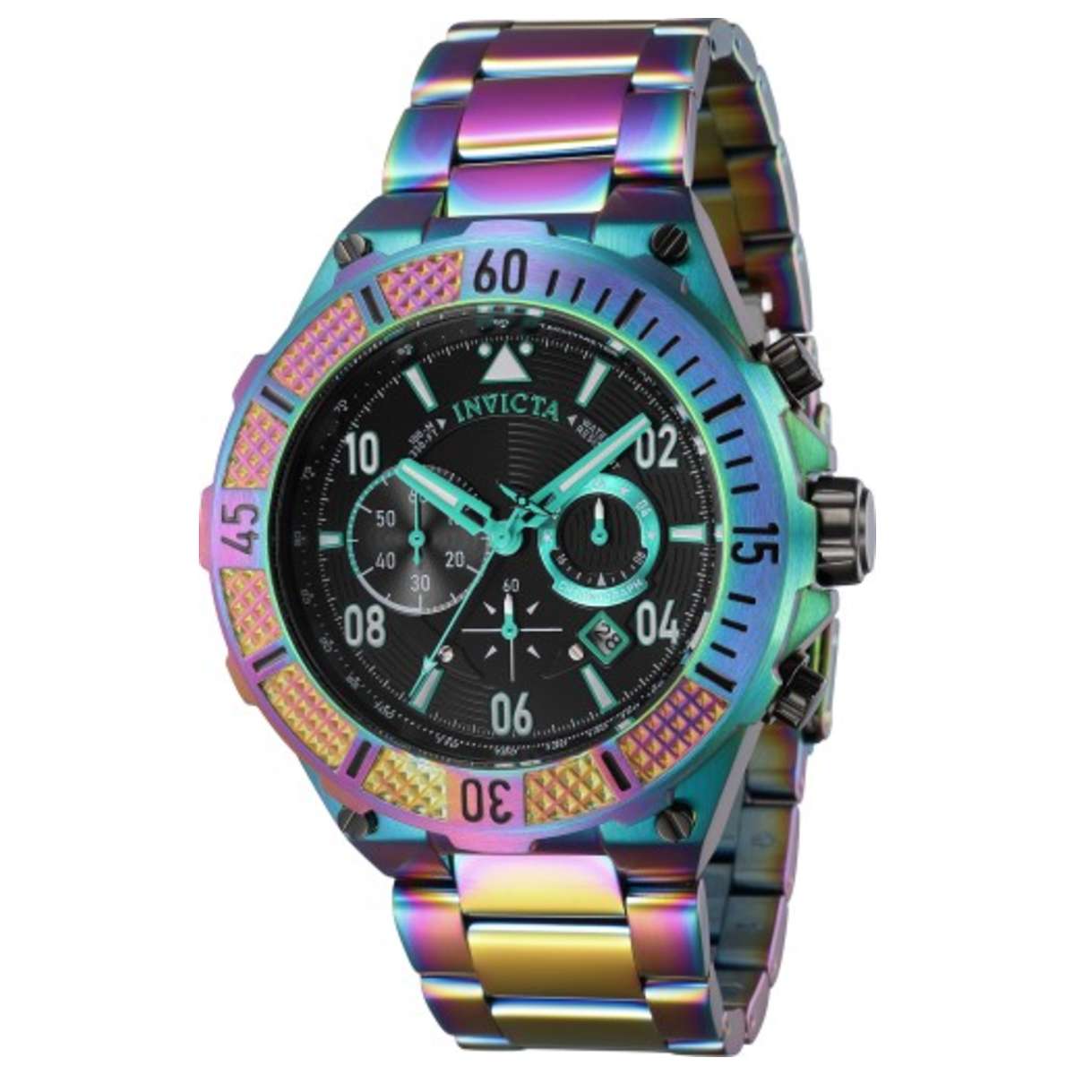 

Invicta Мужские кварцевые часы Aviator 50 мм, серебристо-белый
