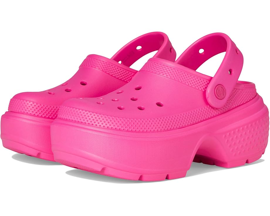 Сабо Crocs Stomp Clog, цвет Pink Crush