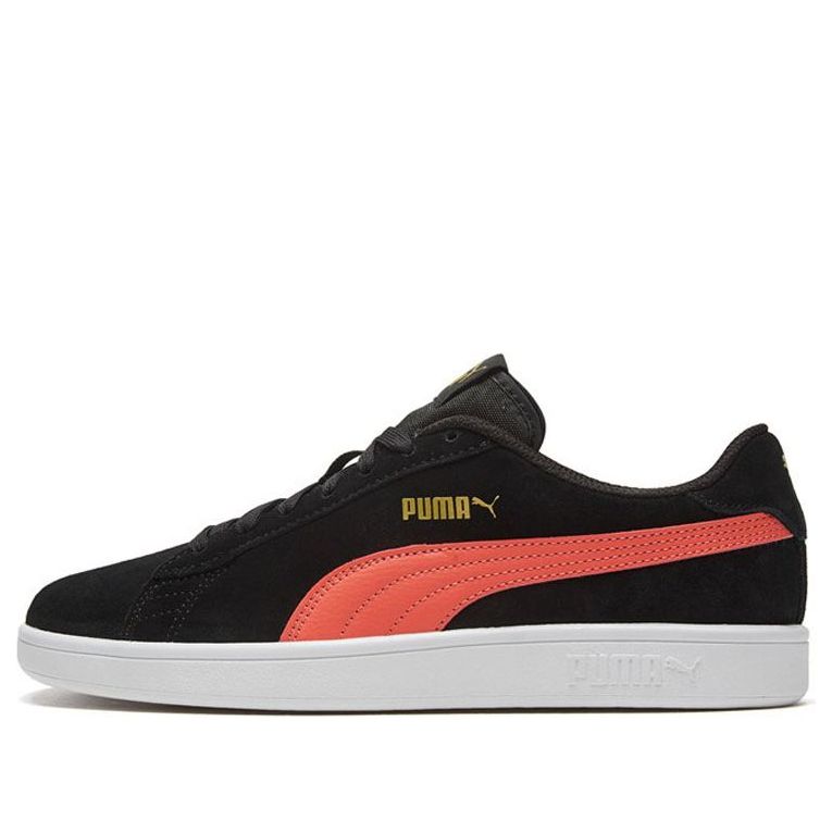 

Кеды PUMA Smash V2 Retro Casual Skateboarding Shoes Unisex Black coral red, красный