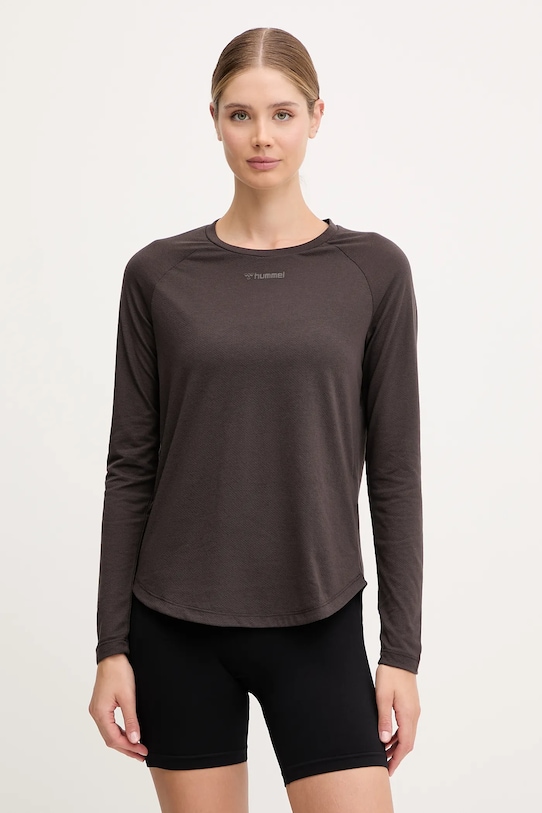 

Тренировочный лонгслив Ваня Hummel, коричневый