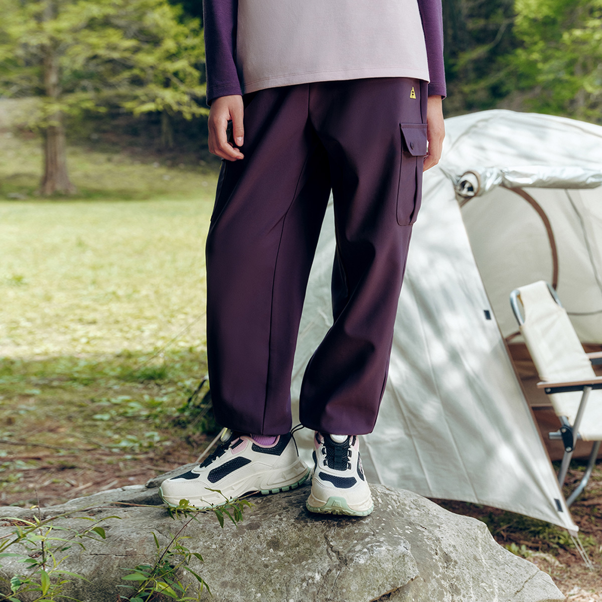 FILA KIDS Детские спортивные штаны Unisex Kids' High Dark Purple — фото 3