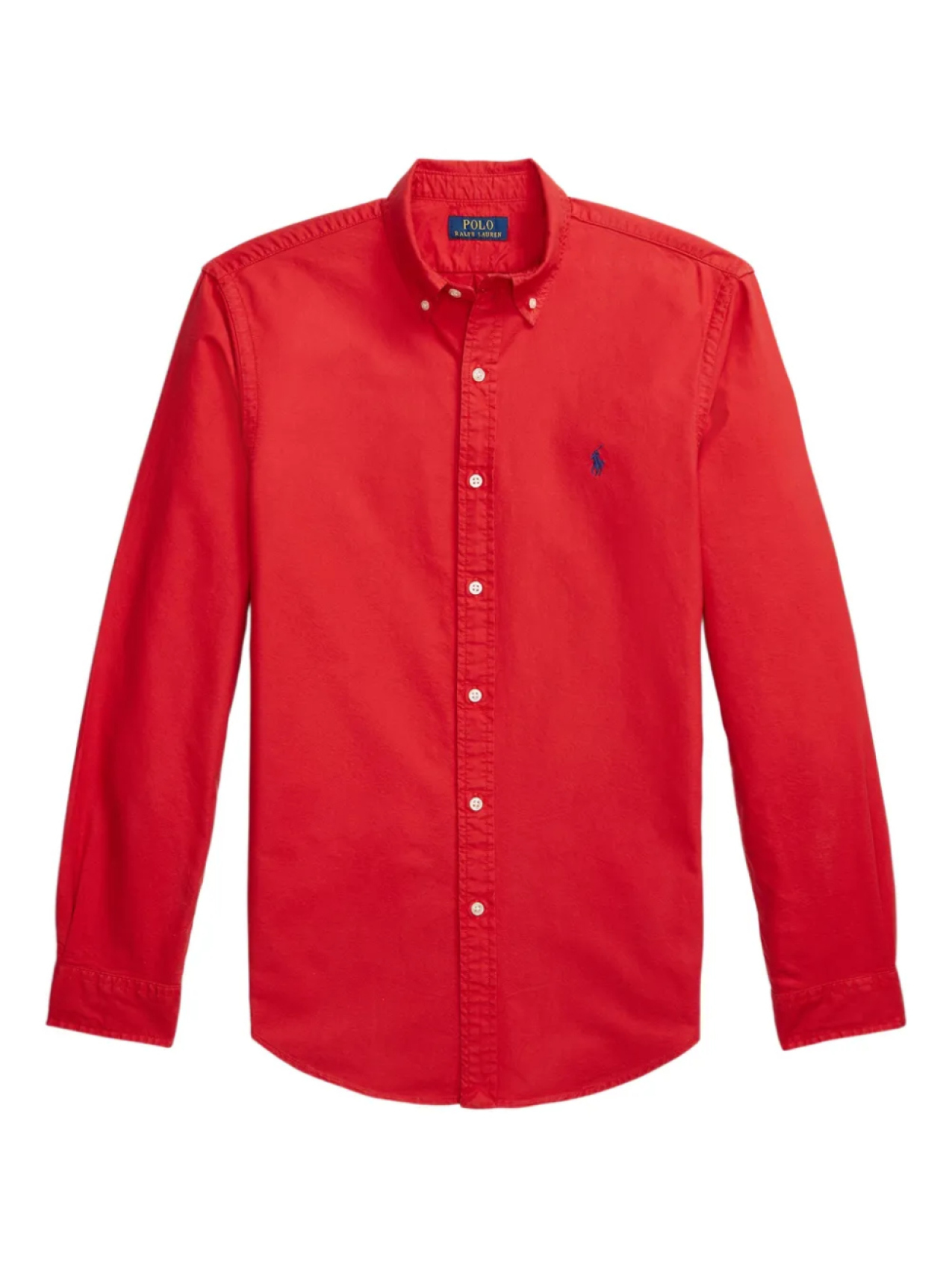 

Рубашка с вышитым логотипом Polo Ralph Lauren, красный