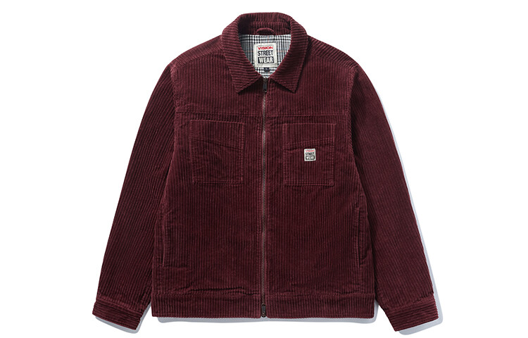 

Куртка Corduroy Series унисекс бордового цвета Vision Street Wear