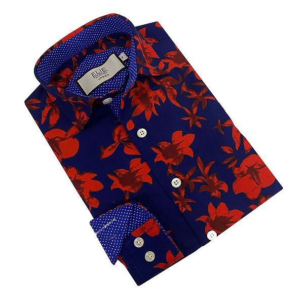 Мальчиковая рубашка slim fit с цветочным принтом Elie Balleh — фото 2