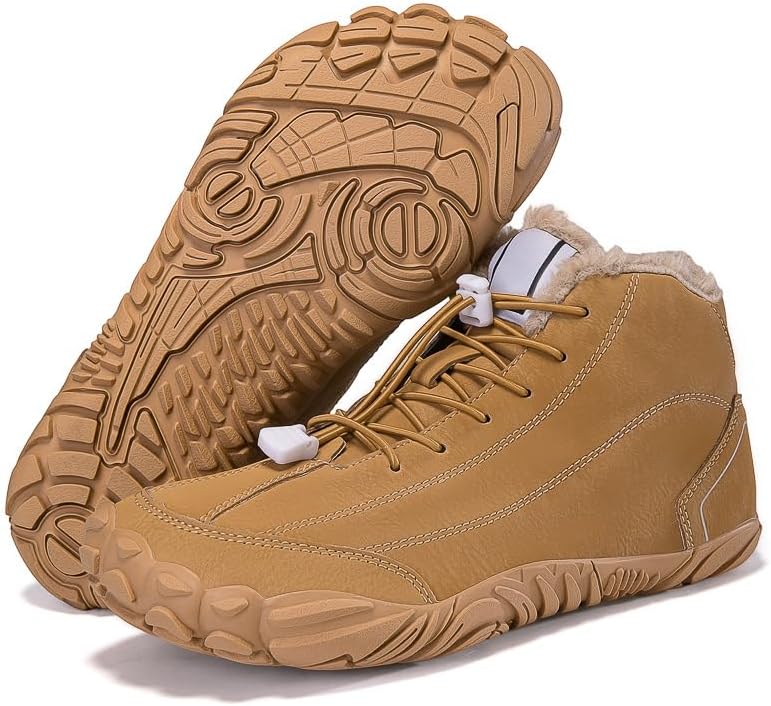 

Мужские водонепроницаемые зимние ботинки Soft time TOY Snow Boots с меховой подкладкой, теплые, на щиколотке, с застежкой-молнией, удобные для ходьбы, хаки