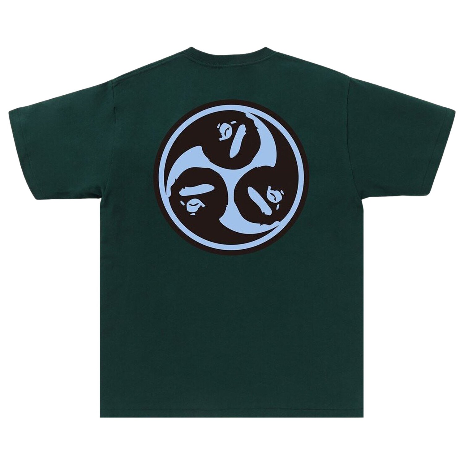 Футболка BAPE Japan Culture Mitsudomoe, Зеленая — фото 2