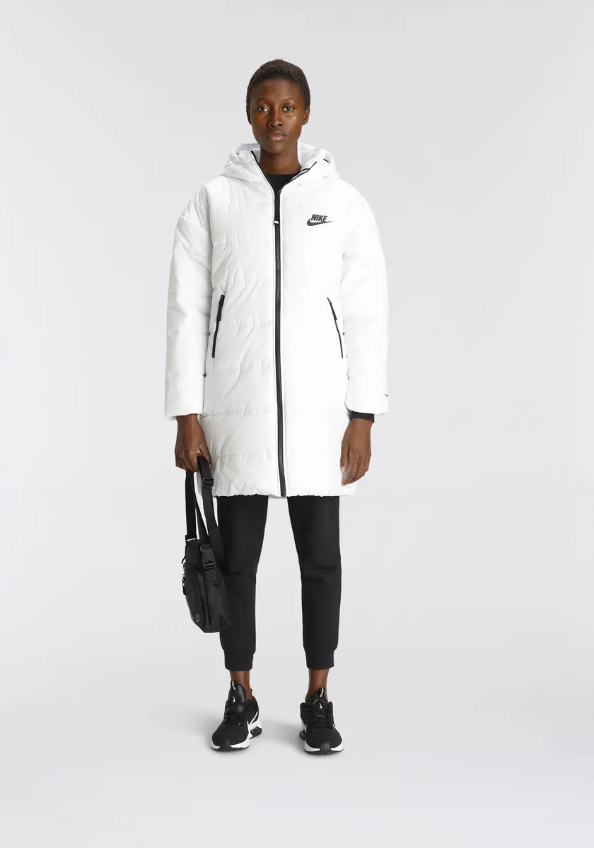 

Стеганое пальто Nike Sportswear "Therma-FIT Repel Women's Hooded Parka", черный