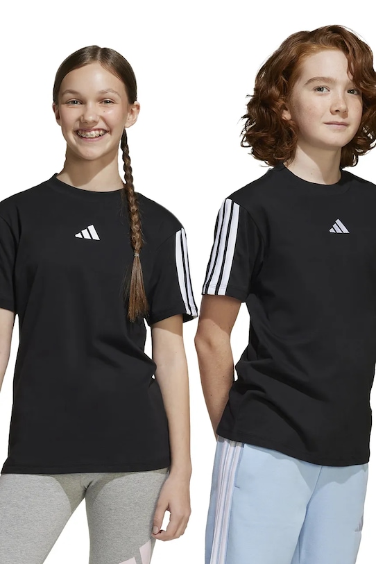 

Хлопковая футболка Adidas, черный