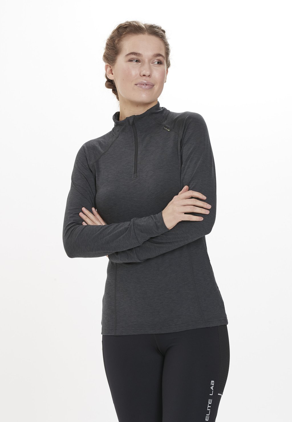 

Топ с длинными рукавами MIDLAYER CORE X1 ELITE ELITE LAB, черный