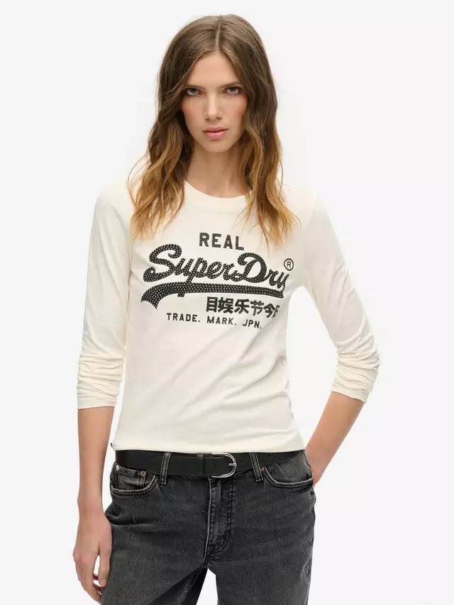 

Топ Superdry Embellished Vintage Logo Graphic