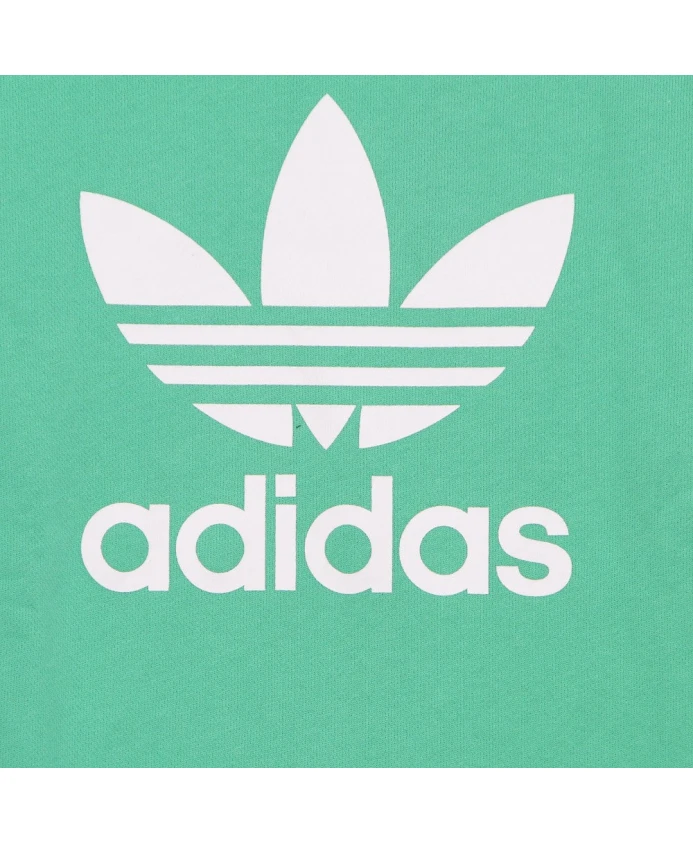 Легкая толстовка с круглым вырезом Adidas, зеленый — фото 3
