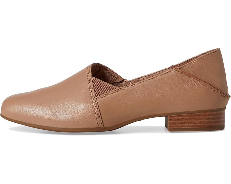 Туфли на плоской подошве Clarks Juliet Trim, цвет Warm Beige Leather — фото 4