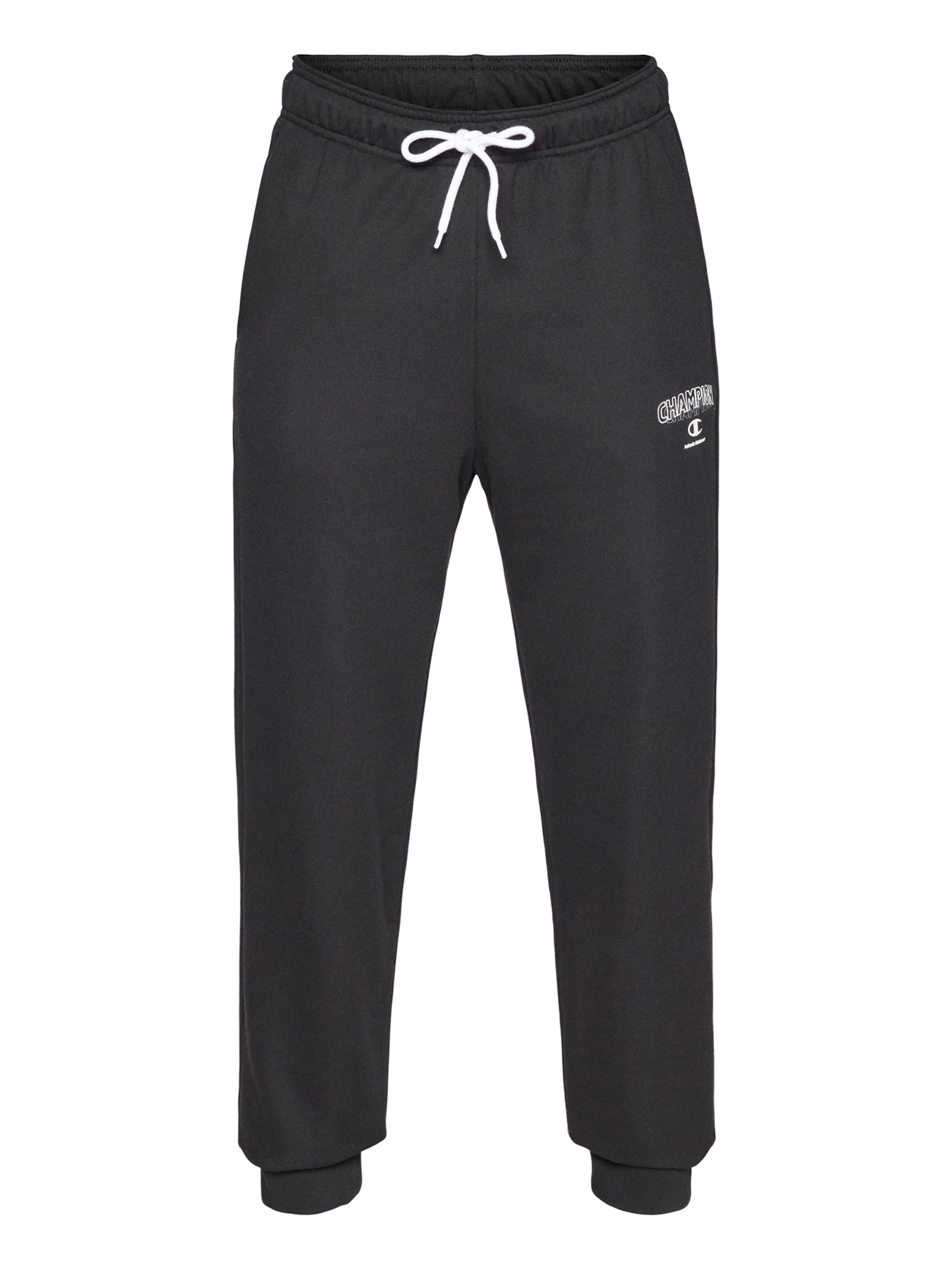 

Champion Authentic Athletic Apparel Брюки с зауженным низом 'Rib Cuff' в черном цвете