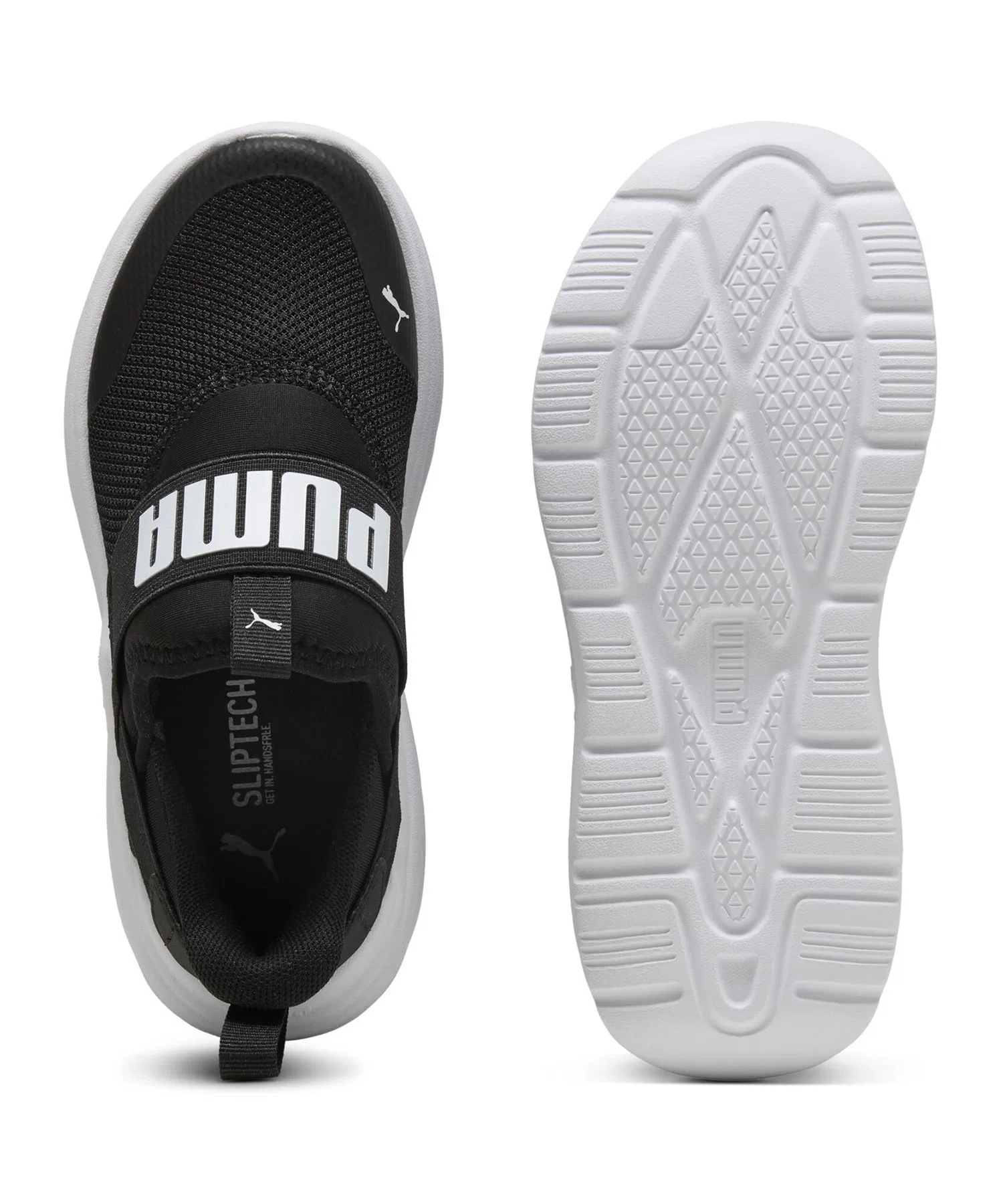 Детские кроссовки-слипоны PUMA SOFT WIRE EASE IN розовые — фото 4