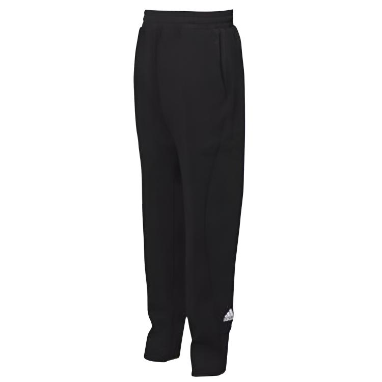 

Adidas Черные вязаные спортивные штаны для подростков