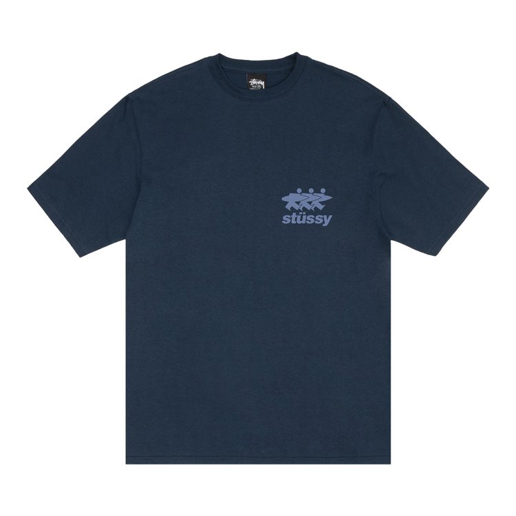 

Футболка Stussy Surfwalk Tee, темно-синий