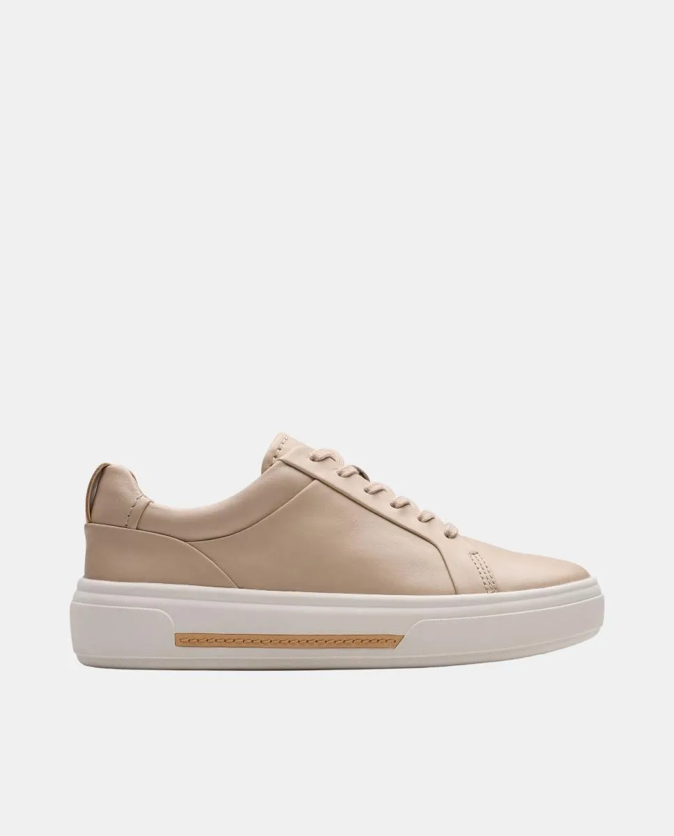 Спортивные туфли Hollyhock Walk из кожи с подошвой из ЭВА Clarks, коричневый