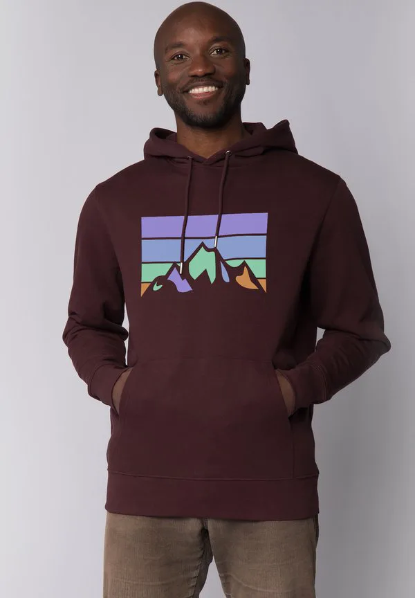 

Худи в стиле ретро с пейзажем Watapparel, Red Brown, Коричневый, Худи в стиле ретро с пейзажем Watapparel, Red Brown