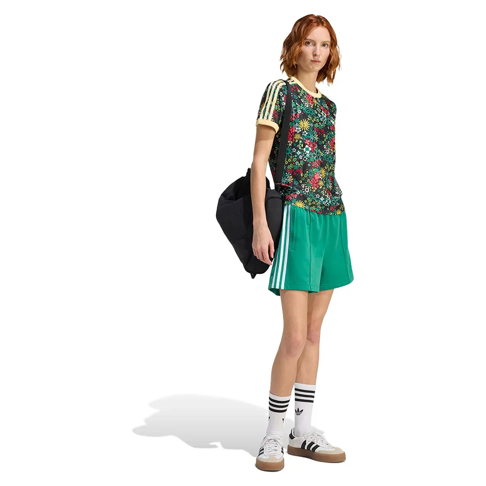 Футболка с коротким рукавом adidas Originals X Liberty London с тремя полосками, черный — фото 4