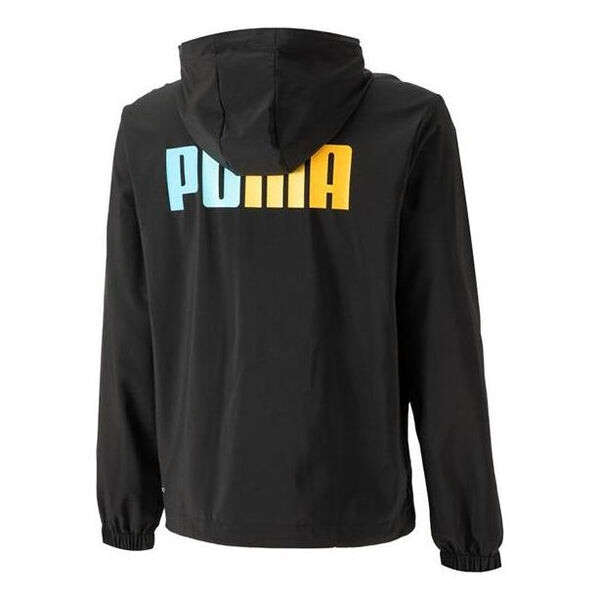 

Толстовка full sleeve printed hoodie 'black' Puma, черный