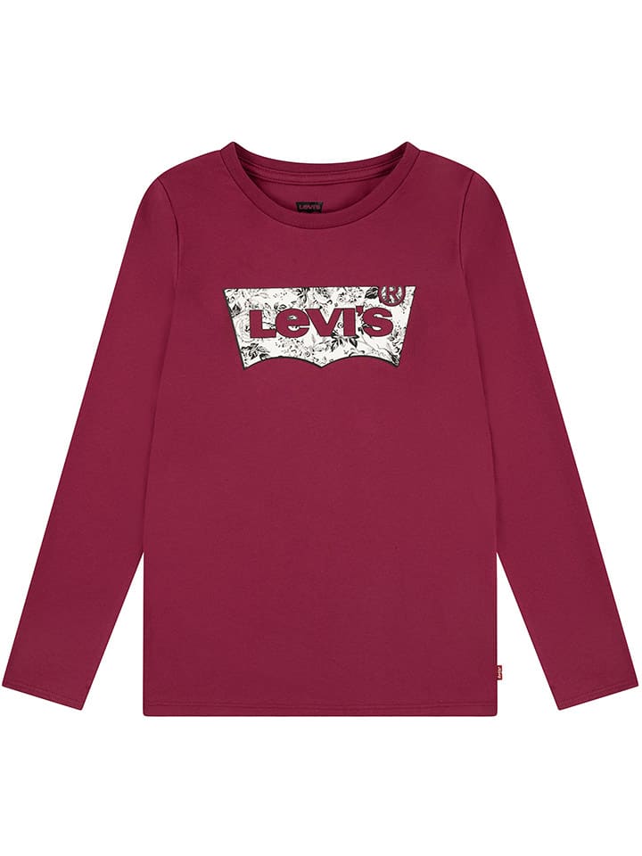 

Лонгслив Levi's Kids, красный