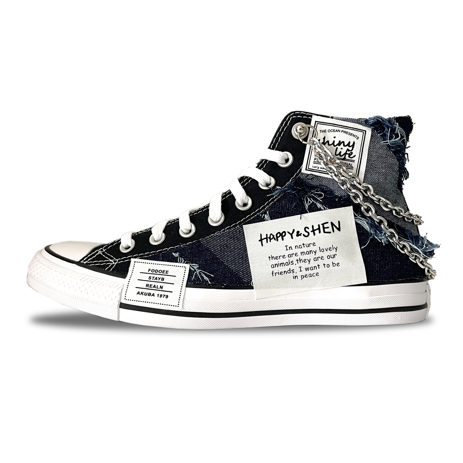 

Converse Кроссовки All Star Cloud Weave Fringe II Abrasion Resistant High top Canvas Unisex Denim Blue