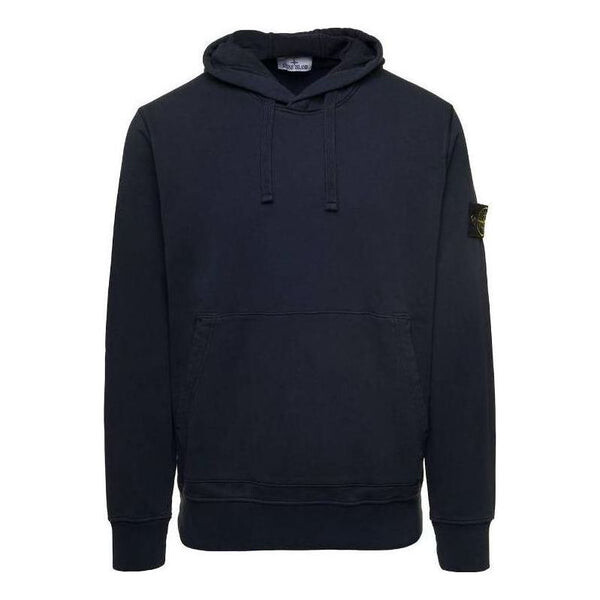 

Толстовка hoodie 'black' Stone Island, черный