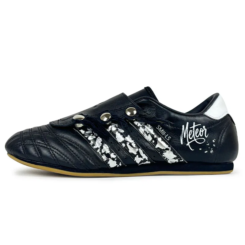 Кроссовки тренировочные Adidas Taekwondo Black Silver Shooting Stars — фото 4