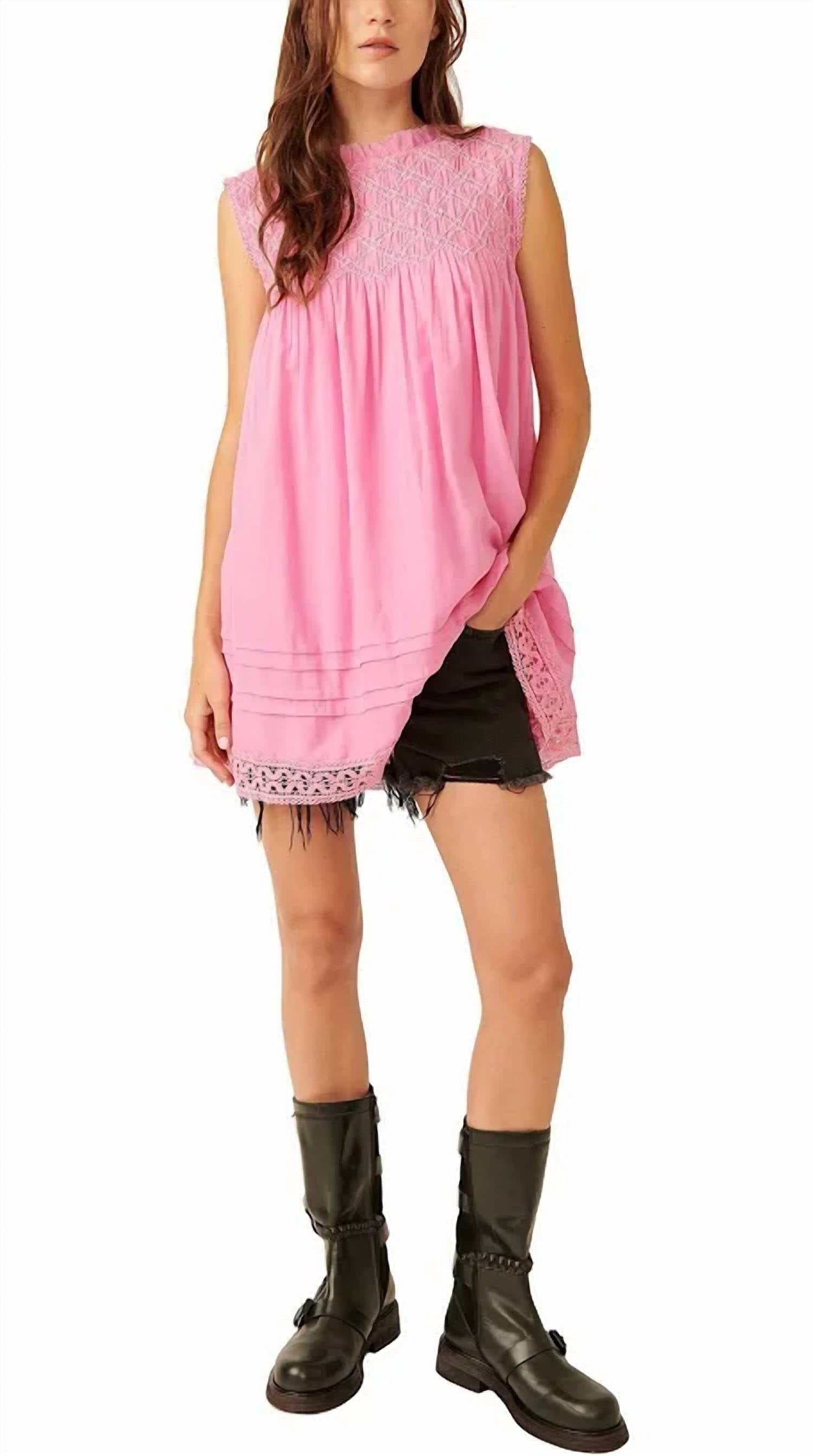 

Мини-платье Shea Solid в цвете Sugar Magnolia Free People