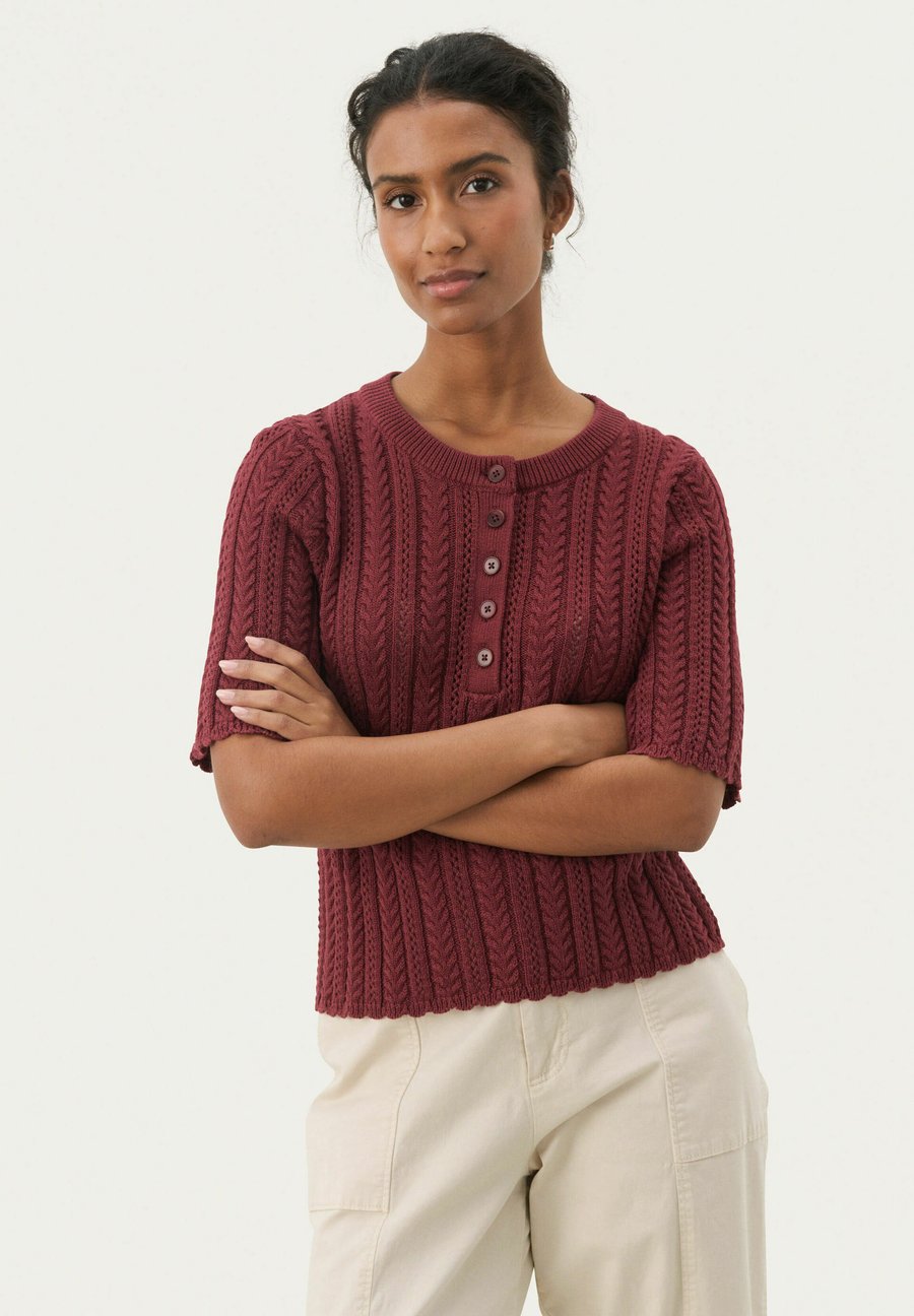 

Футболка Part Two ROSARIO, Tawny Port/Dark Red, Красный, Футболка Part Two ROSARIO, Tawny Port/Dark Red