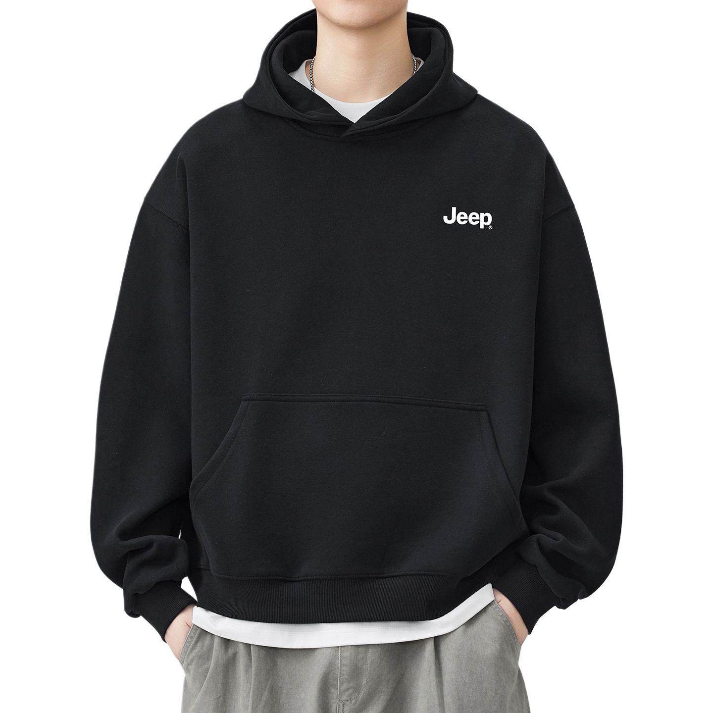 

Свитшот Leisure Collection Unisex Jeep, черный