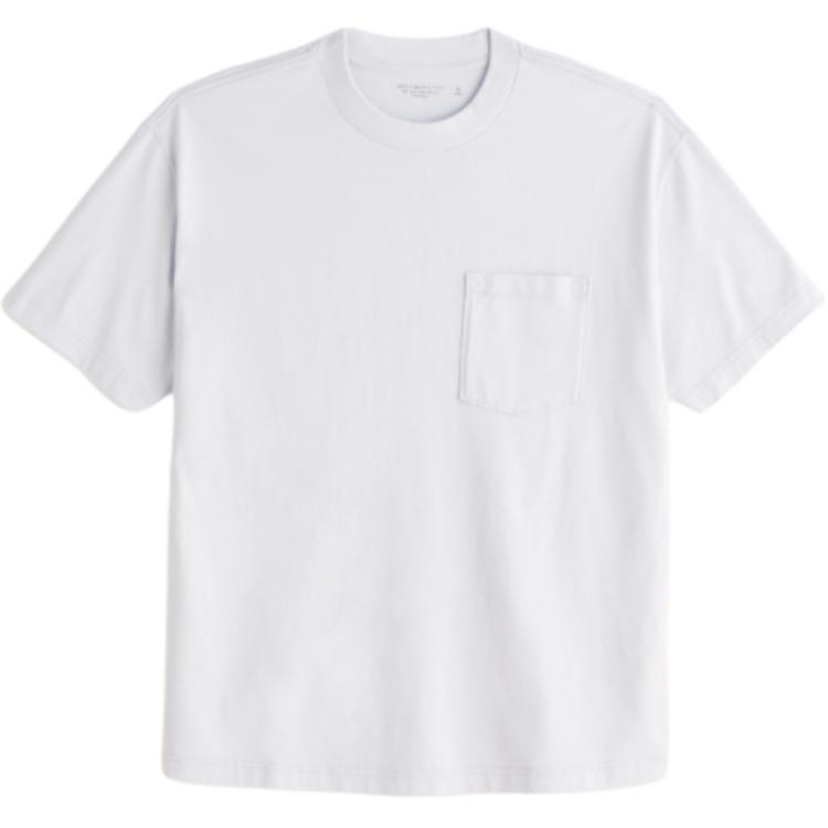 

Футболка мужская светло-серая Abercrombie＆Fitch, светло-серый