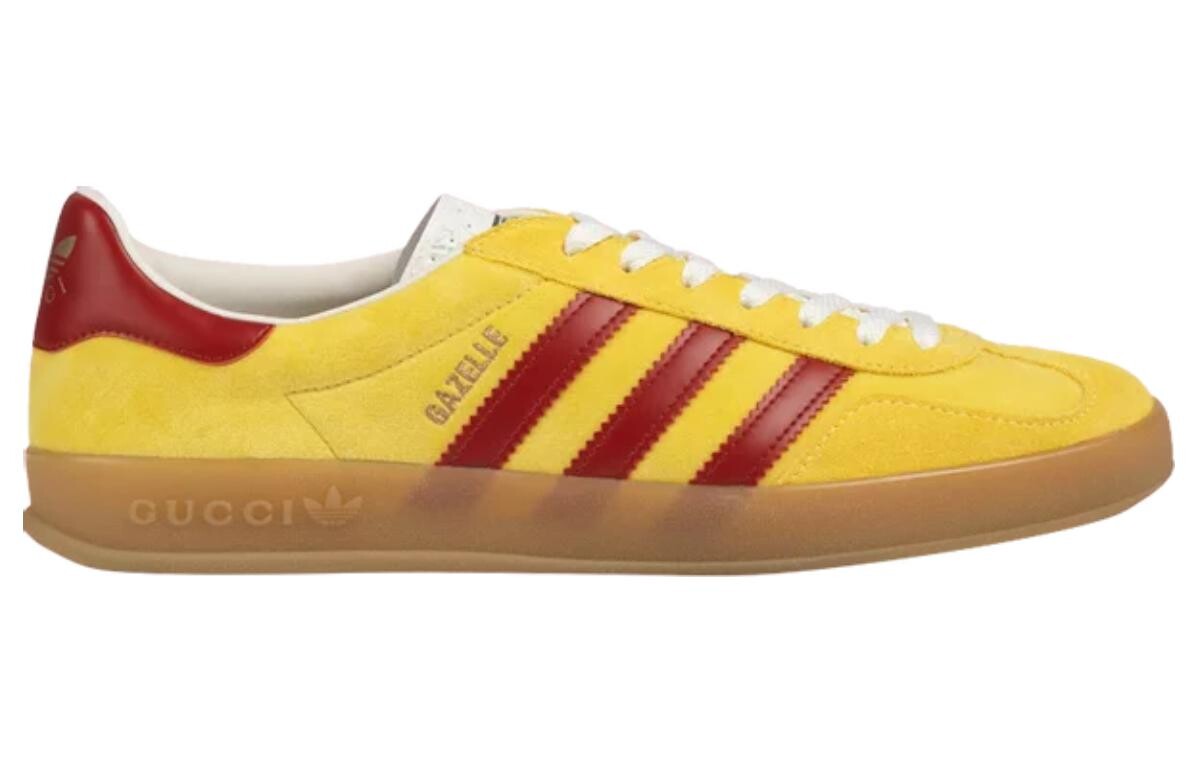 Кроссовки мужские Gucci Gazelle Series, желтый — фото 2