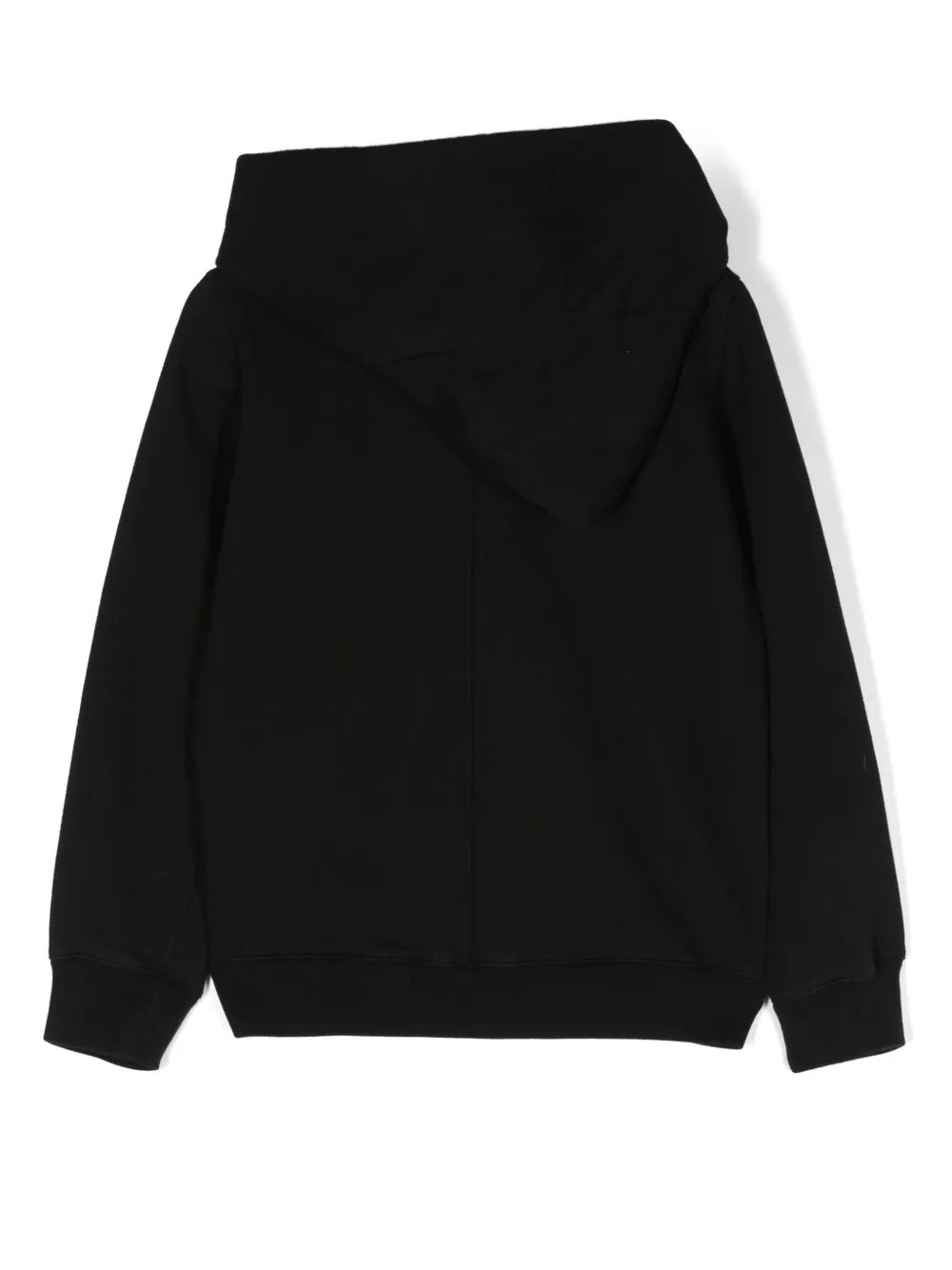 Асимметричная толстовка Mountain Rick Owens Kids, черный — фото 2