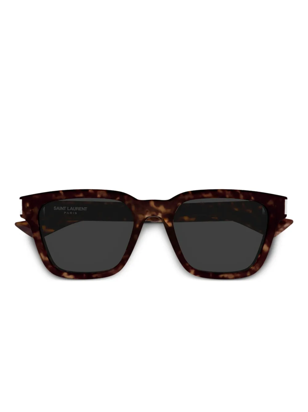 

Солнцезащитные очки в квадратной оправе Saint Laurent Eyewear, коричневый